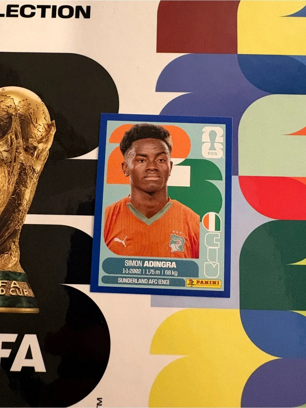 Panini | Design | Panini Fifa World Cup 226 Simon Adingra Sticker Civ 7 ...
